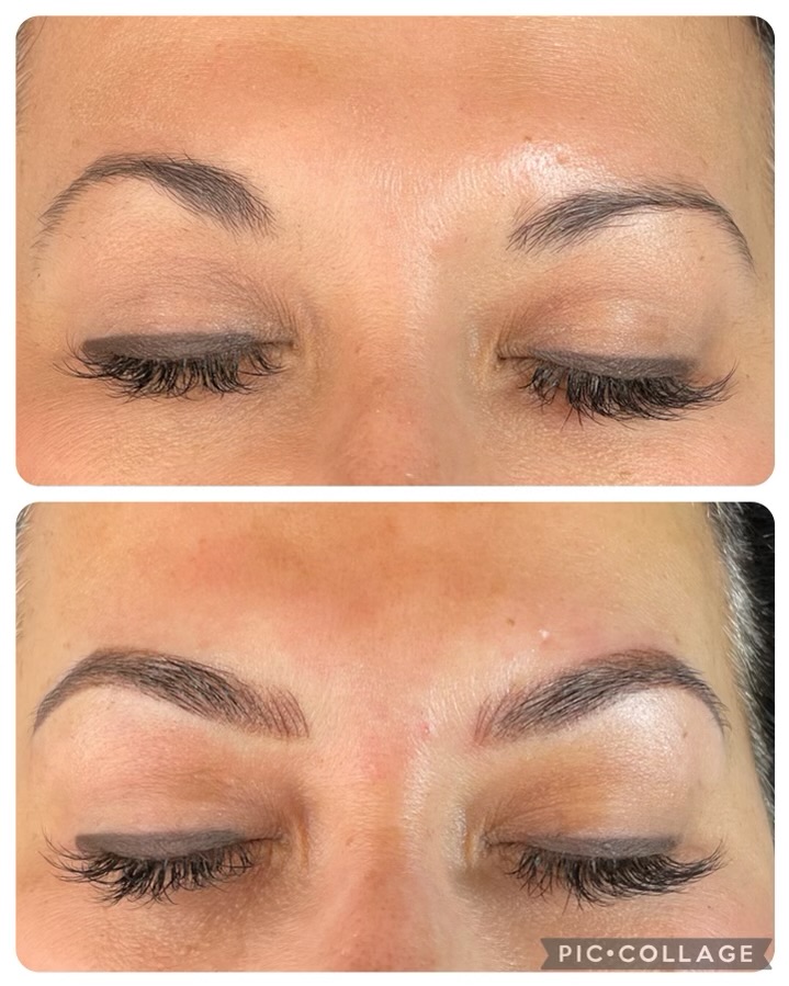 Microblading Before and After Example 1